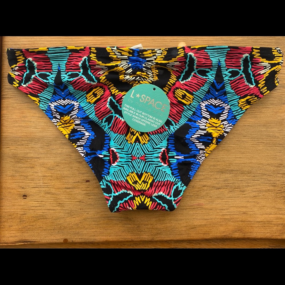 L*space Night Tribe motif bikini bottom.
